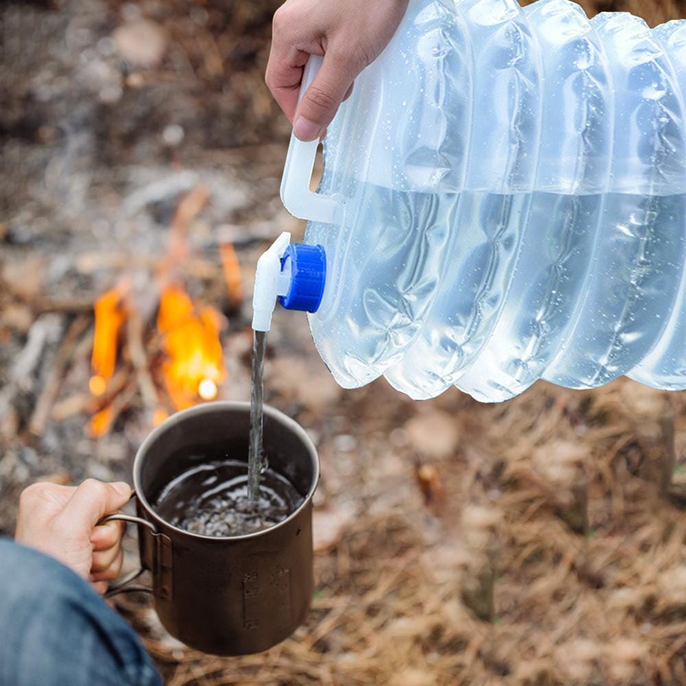 CleanWater™- Bouteille d'eau pliable - Camping à tout prix